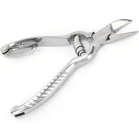 CYSFETENA 14cm/ 5.5in Pig Teeth Cutter Pliers, Premium Stainless Steel Rabbit Teeth Trimmer, Ergonomically Design Coral Frags Cutter for Home and Farm Piglets Equipment