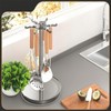 GHYFFF Kitchen Utensil Holder,Extra Large 360°Rotating Cooking Utensil Crock for