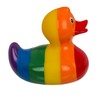 Rainbow Bath Duck Colourful Squeaky Duck 10 x 10 cm