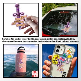 (3Pcs) for Every Girl Who Has Ever Felt Powerless Sticker – Bookish Romance Fantasy Reading Lover Vinyl Decal – Waterproof 2" Die-Cut for Laptop, Water Bottle, Hard Hat – Cute Literary Gift 2 Inches