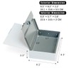 Diversion Book Safe Storage Box (Size 9.5"×6.2"×2.2") With Security Combination