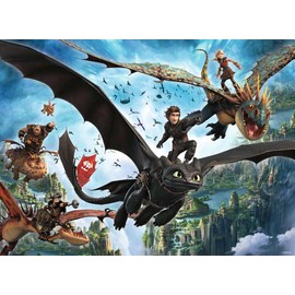 Ravensburger How to Train your Dragon XXL 150 piece Jigsaw Puzzle for Adults and Kids Age 7 Years Up