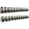 Silver Mirror Metallic Chrome Square Press-On Nails - 24 Pieces