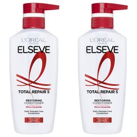 L'Oréal Paris Elsev Total Repair 5 Conditioner Melon Fruity Floral Perfume, 375ml, 2 pcs / 로레알파리 엘세브 토탈 리페어 5 컨디셔너 멜론 프루티 플로럴 퍼퓸, 375ml, 2개