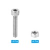 PATIKIL 4 Sets M6x30mm Hex Socket Screw Cylindrical Hollow Bolt