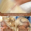 613 Lace Front Wig Human Hair 7×5 Glueless Blonde Body