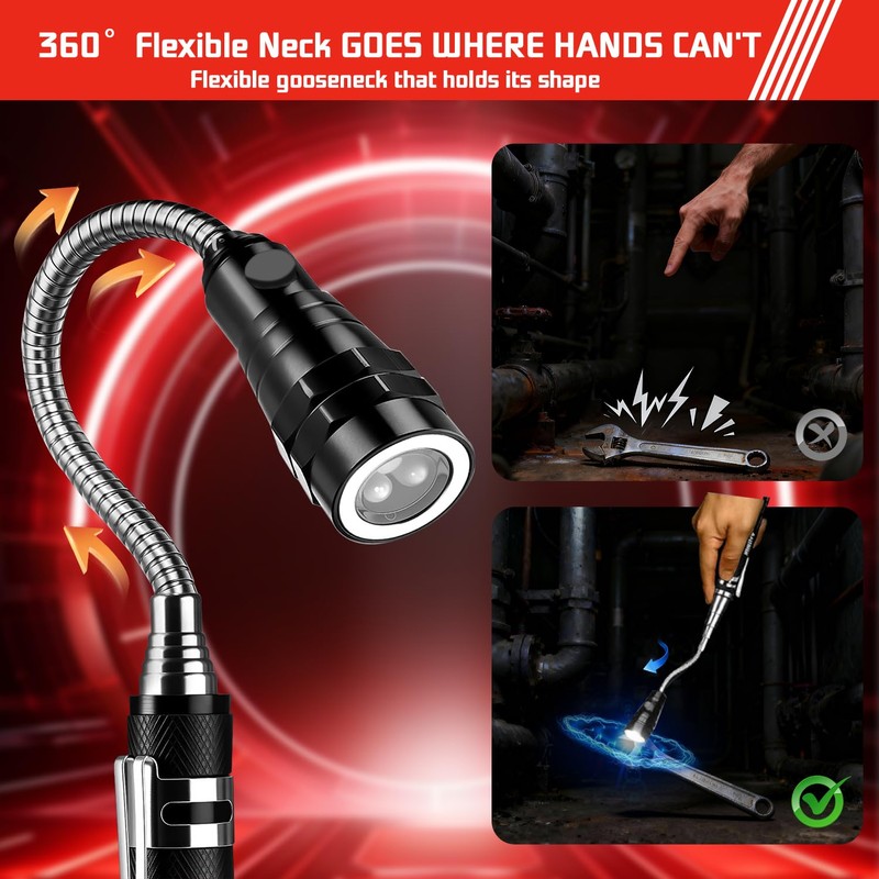 6 in 1 Multi-Function Magnetic Tool Set with Light -