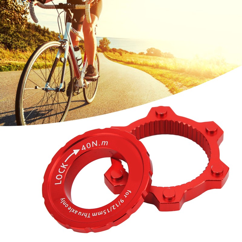CANSUCC Bike Hub Disc Brake Center Lock Adapter Aluminum Alloy