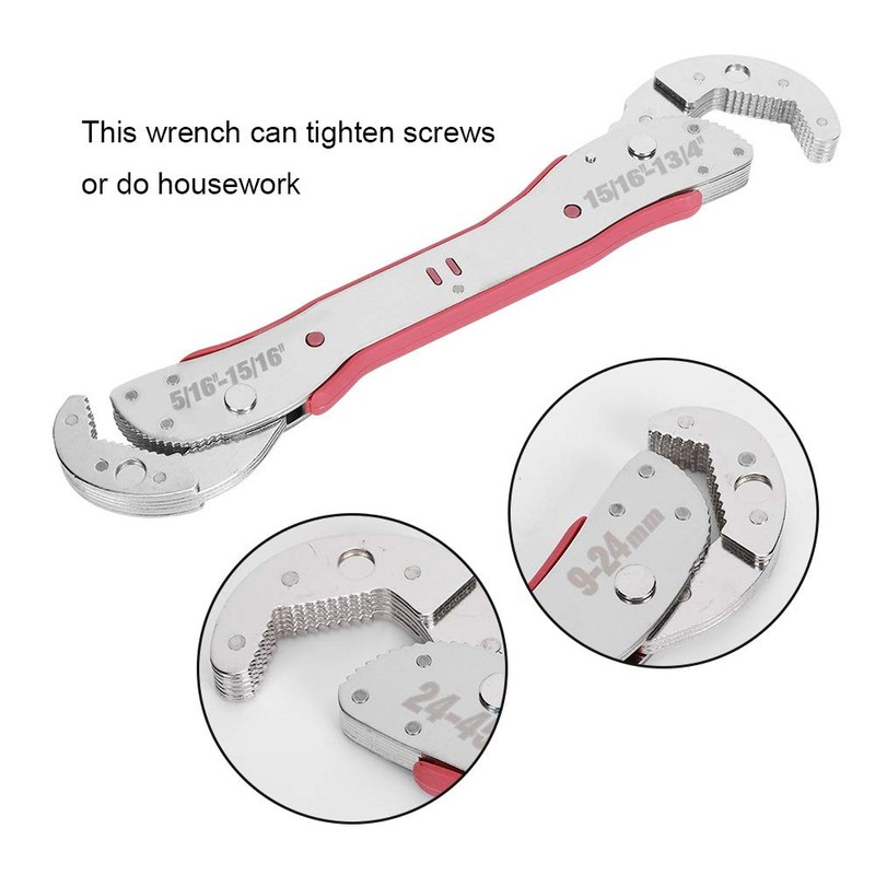 Magic Wrench, 9-45mm Universal Wrench, Multi-Function Adjustable Spanner Tools, Industrial