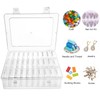 Guyuyii 31 Pcs Bead Organizer - Clear Bead Storage Containers
