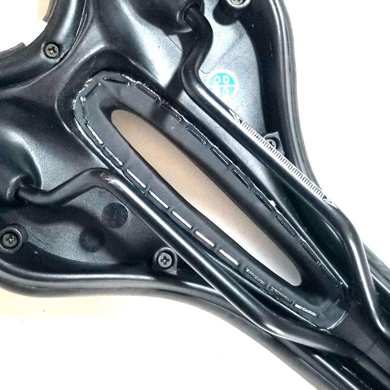 Keenso Cojín para Sillín de Bicicleta, Ergonómico, Amortiguador, Transpirable, Cómodo,