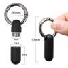 2Pcs Micro Titanium Pill Holder - Waterproof Keychain & Portable