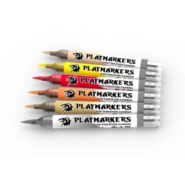 AK Interactive: Heroes - 6 Markers - PLAYMARKERS Pack - Paint Marker Set