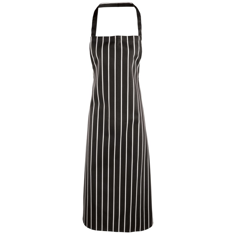 Premier Ladies/Womens Stripe Apron / Workwear (Butchers Style) (One Size)