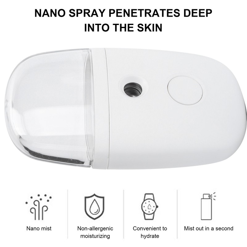 USB Charging Portable Face Moisturizing Spray Handheld Nano Mist Sprayer