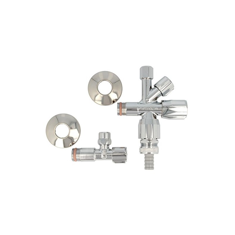 Schell Comfort Double Pack 1/2 Inch Angle Valve Plus Combination