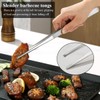 Berglander Kitchen Tweezers Fine Tweezer Tongs 30cm/12, Extra-Long Stainless Steel