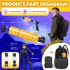 MEEZAA Telescope for Adults & Kids, 80mm Aperture 500mm Refractor