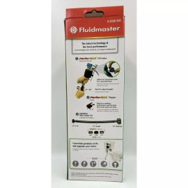 Universal Fluidmaster 400A-042 Universal Toilet Fill Valve & 2" Flapper & Supply Line Set