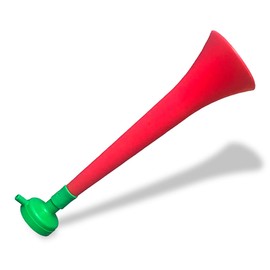 FUN FAN LINE - Pack x3 Plastic Vuvuzela Stadium/Non-Toxic Football Horn. Accessory for Football and Sports Parties. Very Loud Air Horn for Animation. (Portugal)