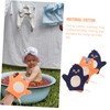 Hohopeti Infant Shower Mitts Set Baby Bath Mitt Soft Scrubbing
