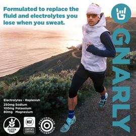 Gnarly Nutrition Hydrate Electrolyte Powder – Pina Colada Exercise Hydration Drink Mix – NSF Contents Certified – Electrolyte Solution, Performance & Recovery – Pina Colada, 14.10 oz