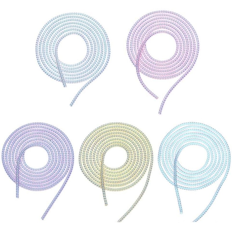 Spiral Cable Protector,Chargers Data Cable Protect Sleeve,Headphone Cable Saver for