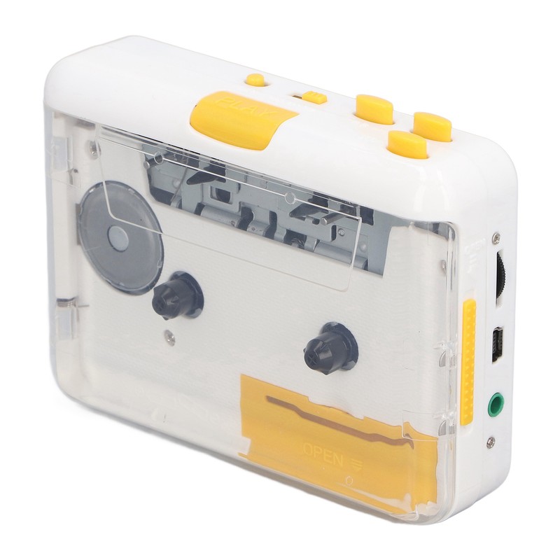 Cassette to MP3 Converter Battery USB Powered Portable Cassette Player