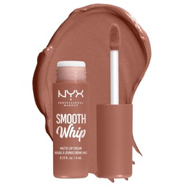NYX Professional Makeup Smooth Whip Matte Lip Cream, Long Lasting, Moisturizing, Vegan Liquid Lipstick, NYX Professional Makeup - Color: Pancake Stacks (Cool Beige Nude)
