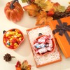 4 Pcs Fall Ramekins 6 oz Oven Safe Pumpkin Ceramic