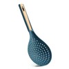Qcwwy Plastic Skimmer Spoon, Large Capacity Heat Resistant Fine Slotted