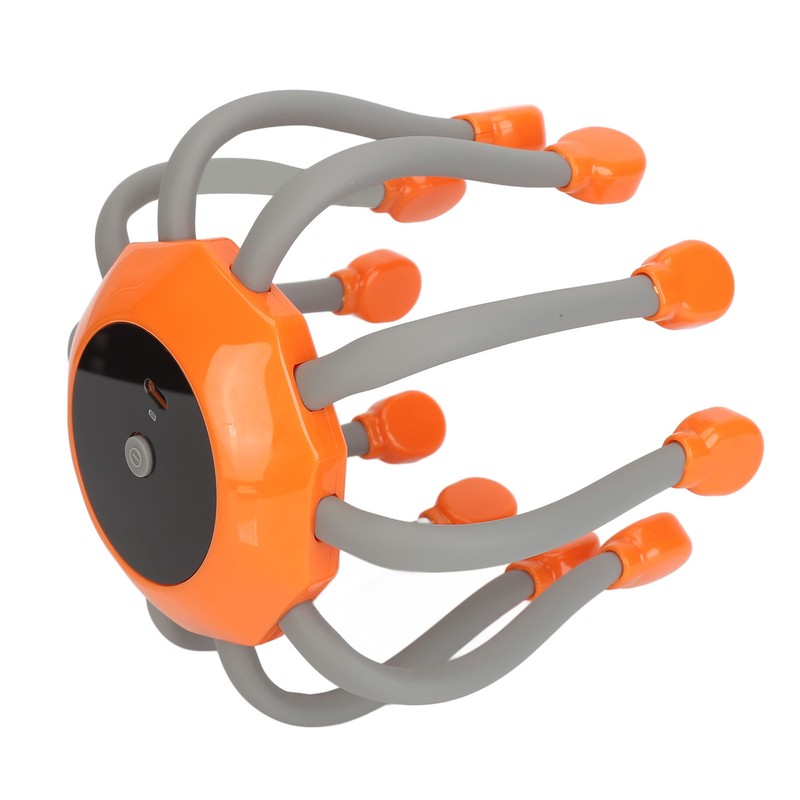 Electric Head Massager 10 Claws Red Lighting Vibration Reduce Stress