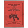 Allis-Chalmers Model B Tractor Maintenance Manual