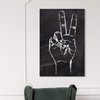 Oliver Gal ''Peace Out" Canvas Art, 30" x 45"