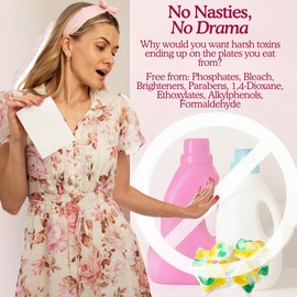 Glory Days Dishwasher Sheets – Citrus Socialite | Eco Friendly, Clean Dishwasher Detergent | Dual Enzyme, Plastic-Free, Vegan | 30 Count