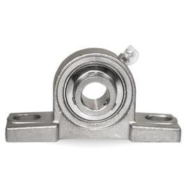 Jeremywell UCP204-12 Stainless Steel Pillow Block Bearing (2 Pack), 3/4 inch Bore 2 Bolt Flange Mounted, Solid Base, Self-Alignment
