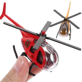 YGCHEN Helicopter Metal Aeroplane Model Fighter Plane Military Aircraft Model Ornament Mini Helicopter Children's Toy