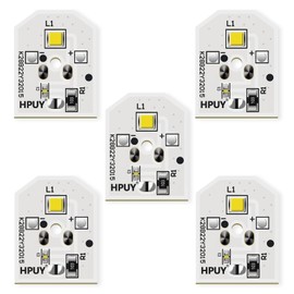 HPUY WR55X11132 WR55X25754 Refrigerator LED Light for GE Refrigerator LED Light Replacement Replace WR55X30602 WR55X26486 CWE23SP3MJD1 CWE23SP3MKD1 CWE23SP3MLD1 CWE23SP4MFW2 CWE23SP4MGW2 5PCS