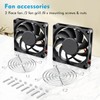 Wathai DC 12V Cooler Case Fan 70mm x 70mm x