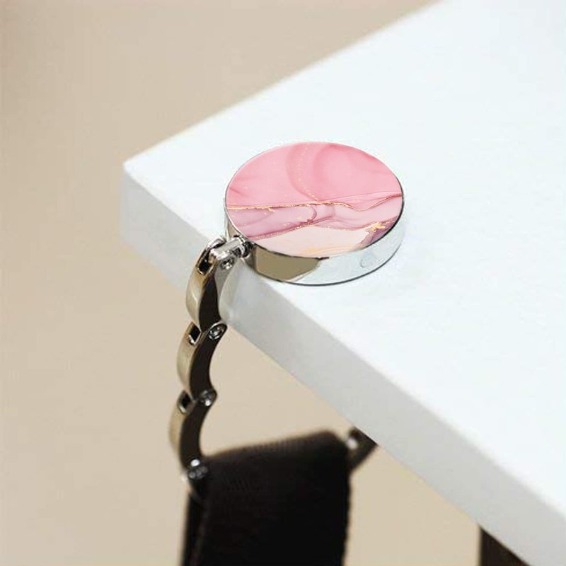 Bosketo Foldable Purse Hook Womens Bag Table Hanger Collection Desk