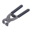 Leather Silent Pliers Diamond Awl Black Handle 4mm 4 Teeth