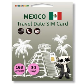 Mexico Tourist SIM - Unlimited High-Speed Data - 7-30 Days Validity - Prepaid, No Extra Fees - Works on Unlocked Phones & Hotspots