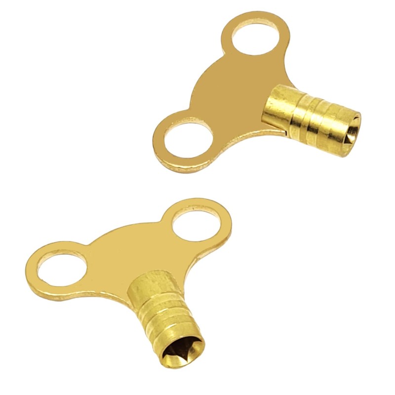 Nartel® Radiator Plumbing Bleed Bleeding Key Keys Solid Brass Vent