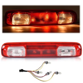 PIT66 3rd Third Brake Light Compatible with Chevy Silverado/GMC Sierra 1999-2006/Compatible with Silverado Sierra 1500 2500 3500 & HD Classic Models 2007 High Mount Light Tercera luz de freno