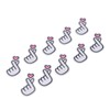 30Pcs Gesture Patches Love Heart Design Premium Cotton Strong Adhesion