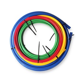 Conditioning Copper Tubing Pipe Extension 1/4" 1/2" 3/8" 5/8" 4Pcs Built-in Copper Tube Bending Strips Conditioning Pipe Bender Kit(length: 4m)