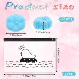 YBEATY 400 pcs Baby Hair Ties Soft Bloom Fluffy Toddler Hair Ties Elastic Thin Ponytail Bands Holder Accessories Colorful No Crease Damage Tiny Hair Scrunchies for Little Girls Kids