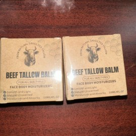 Unbranded New (2) Beef Tallow Balm – All Natural Grass Fed Beef Tallow All Purpose Balm