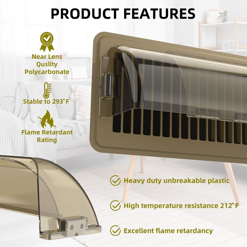 Air Vent Deflectors for Home Floor, Heat Deflectors for Floor