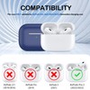 MHYALUDO for AirPods Pro 2nd Generation Case Cover, Military Grade